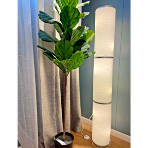 IKEA VIDJA Floor Lamp White 54" with 6 E12 Bulbs 304.161.49 Modern Lighting-NEW